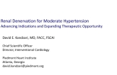 Moderate Treatment Resistant Hypertension: A New Indication for RDN?