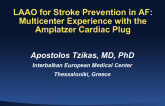 Multicenter Experience with the ACP for Stroke Prevention in Atrial Fibrillation