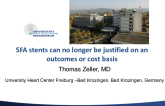SFA Stents Can No Longer Be Justified on an Outcomes or Cost Basis!