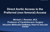 Direct Aortic Access is the Preferred (Non-transfemoral) Alternative