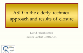 ASD in the Elderly: Technical Approach and Results of Closure