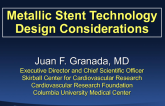 Metallic Stent Technology: Design Considerations