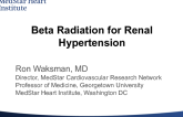 Beta-Radiation for Renal Denervation (Best Medical)