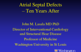 Long-term (>10 Years) Outcome of ASD Device Closure