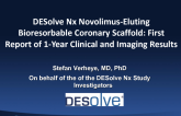 DESolve Nx Novolimus-Eluting PLLA-Based BRS: First Report of the 6-month OCT and 12-month Clinical and Imaging Results