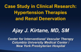Case Presentation: Hypertension Therapies and Renal Denervation