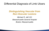 Differential Diagnosis of Lower Extremity Ulcers