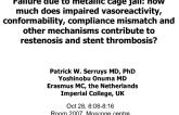 Failure Due to Metallic Cage Jail: How Much Does Impaired Vasoreactivity, Conformability, Compliance Mismatch and Other Mechanisms Contribute to Restenosis and Stent Thrombosis?