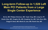 Long-term Follow-up in 1,528 Left Main PCI Patients from a Large Single Center Experience