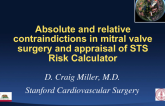 Absolute and Relative Contraindications to Mitral Valve Surgery and Appraisal of the STS Risk Calculator