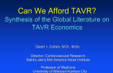 A Synthesis of the Global Literature on TAVR Cost-effectiveness