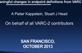 Meaningful Changes in Endpoint Definitions from VARC 2