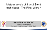 Meta-analysis of 1 vs 2 Stent Techniques: The Final Word?
