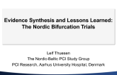 Evidence Synthesis and Lessons Learned: The Nordic Bifurcation Trials