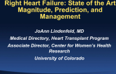 Right Heart Failure State of the Art:  Magnitude of the Problem, Prediction, Diagnosis and Management