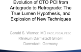 Evolution of CTO PCI from Antegrade to Retrograde: The True Lumen Hypothesis, an Explosion of New Techniques, and Lessons from J-Proctor