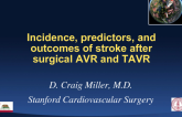 Incidence, Predictors, and Outcomes of Strokes After Surgical AVR and TAVR