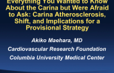 Everything You Wanted to Know About the Carina but Were Afraid to Ask: Carina Atherosclerosis, Shift, and Implications for a Provisional Strategy