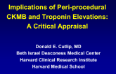 Implications of Periprocedural CKMB and Troponin Elevations After PCI: A Critical Appraisal