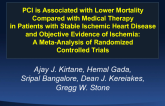 Does PCI Reduce Mortality in Stable Patients with Ischemia? Results of a New Meta-analysis