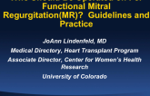 Who Should Be Operated on for Functional MR? Guidelines and Practice (Heart Failure Specialist Perspectives)