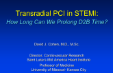 Transradial Intervention in STEMI: How Long Can We Delay Door-to-Balloon Time?