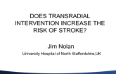 Does Transradial Intervention Increase the Risk of Stroke?