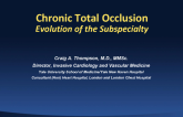Chronic Total Occlusions