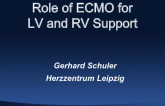Role of ECMO for LV and RV Support