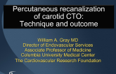 Percutaneous Recanalization of Carotid CTOs: Techniques and Outcomes