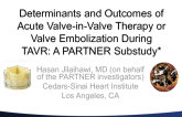 Determinants and Outcomes of Acute Valve-in-Valve Therapy or Valve Embolization During TAVR: A PARTNER Substudy