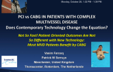 Not So Fast! Patient Oriented Outcomes Are Not So Different with New Technology: Most MVD Patients Benefit by CABG