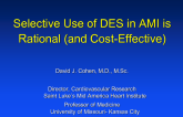 Stop the Debate! Selective Use of BMS Is Rational and Cost-Effective