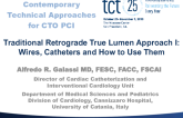 Traditional Retrograde True Lumen Approach I: Wires, Catheters and How to Use Them