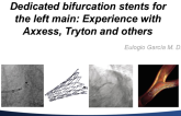Dedicated Bifurcation Stents for the Left Main: Experience with Axxess, Tryton and Others