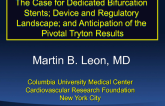 The Case for Dedicated Bifurcation Stents; Device and Regulatory Landscape; and Anticipation of the Pivotal Tryton Results