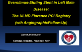 Everolimus-eluting Stents in Left Main Disease: The ULMD Florence PCI Registry (with Angiographic Follow-up)