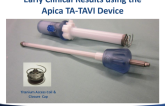 Early Clinical Results Using the Apica TA-TAVR Device