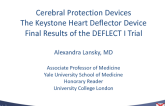 The Keystone Deflector Device: Updates from the DEFLECT I Trial