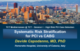 Systematic Risk Stratification for PCI vs CABG