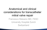 Editorial Comment: Anatomical and Clinical Considerations for Transcatheter Mitral Valve Repair