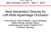 Next Generation Devices for Left Atrial Appendage Occlusion