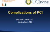 Complications of Coronary, Peripheral and Structural Intervention