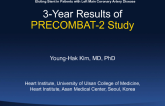 Everolimus-eluting Stents in Left Main Disease: Precombat II 3 Year Results