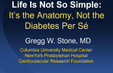 The Great Debate: Should Diabetes Modulate the PCI vs CABG Equation? Life Is Not So Simple! It Is the Anatomy Not the Diabetes Per Se