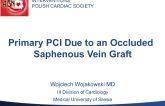 Case Presentation 4: Primary PCI Due to an Occluded Saphenous Vein Graft