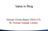 Mitral Valve-in-Ring