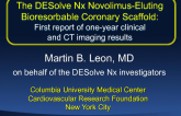 TCT-37. Prospective, Multi-Center Evaluation of the DESolve Nx Novolimus-Eluting Bioresorbable Coronary Scaffold: First Report of One Year Clinical and Imaging Outcomes
