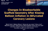 TCT-35. Changes In Bioabsorbable Scaffold Geometry After Kissing Balloon Inflation In Bifurcated Coronary Lesions