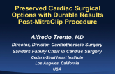 TCT-88. Outcomes of Cardiac Surgery are Preserved Following the MitraClip Procedure.